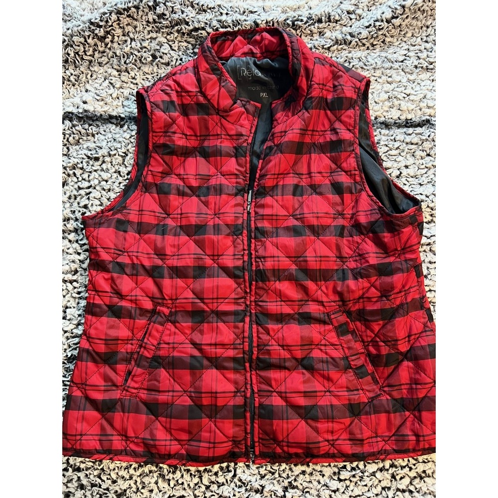 Women's Relativity Petite XL Plaid Vest